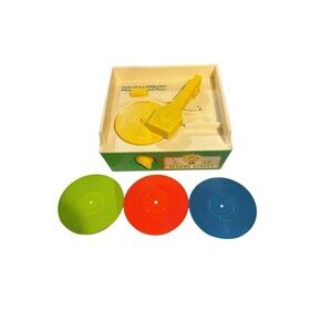 Vintage Fisher Price Sesame Street Music Box Record Player 1984